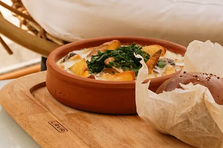 Сковородка с цыпленком