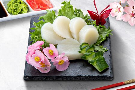 Сашими Гребешок