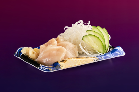 Сашими из гребешка