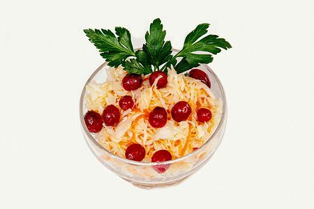 Капустный с клюквой