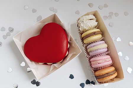 Комбо N°3 Бенто-макарун и ассорти из макарун