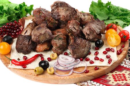 Шашлык из говяжьей мякоти