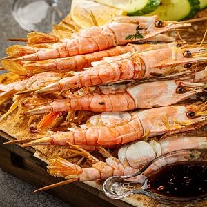 Креветки Ботан на гриле