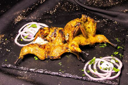 Перепелка на гриле