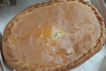 Пирог с капустой и фаршем