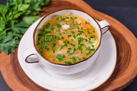 Суп куриный