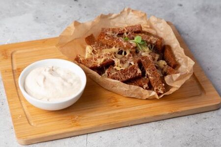 Гренки с сыром