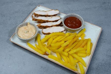 Шаурма на тарелке