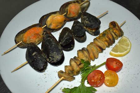 Шашлык из мидий