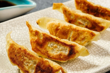 Гёдза с тыквой и говядиной