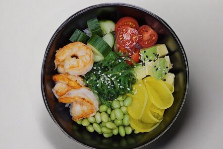 Поке с креветками