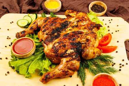 Цыпленок на мангале