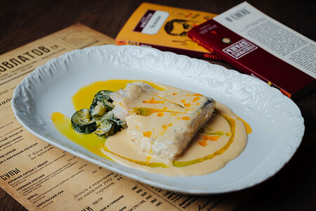 Судак по-Довлатовски с мятными огурцами