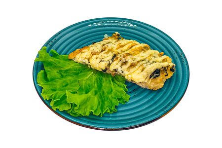 Минтай, запеченный под соусом тартар