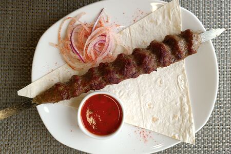 Люля-кебаб из баранины