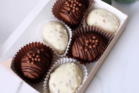 Набор пирожных картошка ассорти - шоколадная и кокосовая