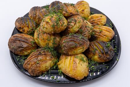 Картофель на мангале