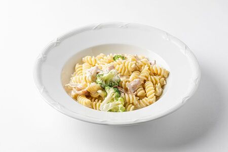 Фузилли с ветчиной