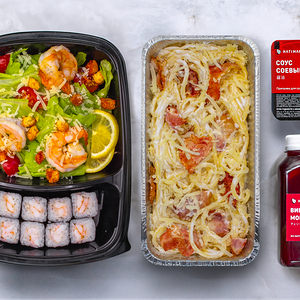 Ланч 2 с цезарем