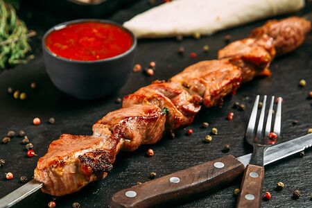 Шашлык из свиной шеи