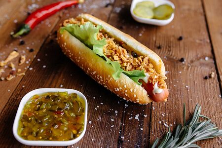 Хот-дог Баварский релиш