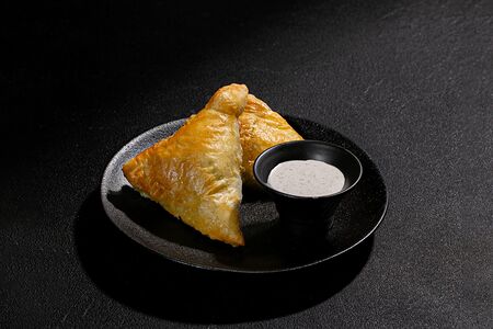 Пирожки с семгой и беконом