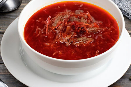 Борщ с говядиной 