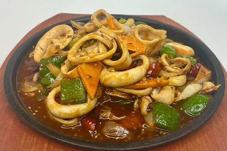 1066. Кальмары на сковороде