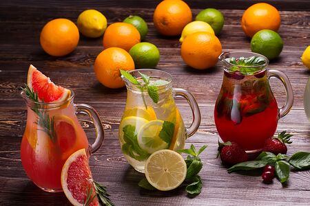 Лимонад Малина-маракуйя