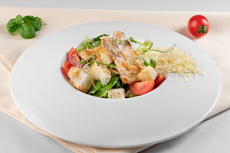 Салат Цезарь с куриной грудкой