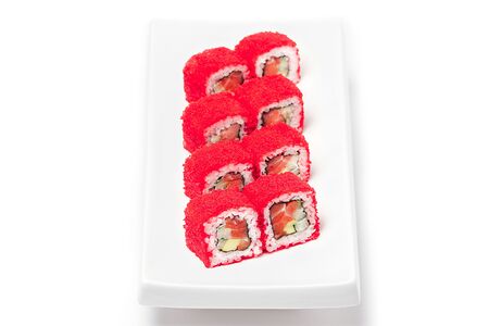 Ролл Калифорния с лососем