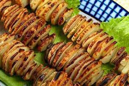 Картофель на мангале