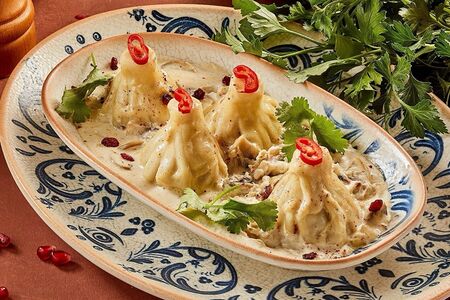 Мини-хинкали с барбарисом