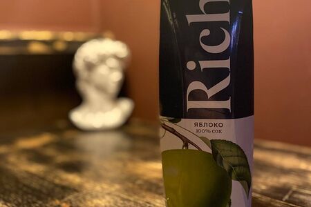 Сок яблочный Rich