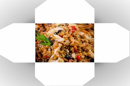 Тяхан с курицей