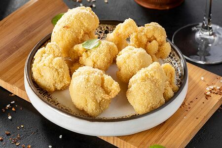 Цветная капуста, жаренная во фритюре