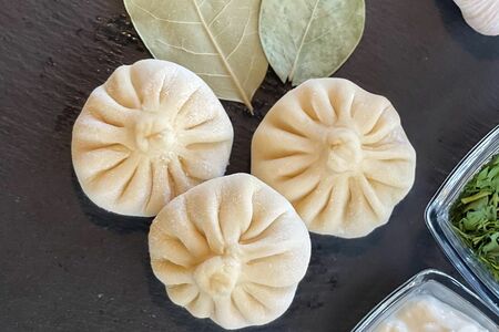 Замороженные хинкали домашние