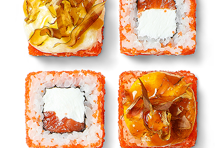 Ролл Запечённый лосось Лемонграсс