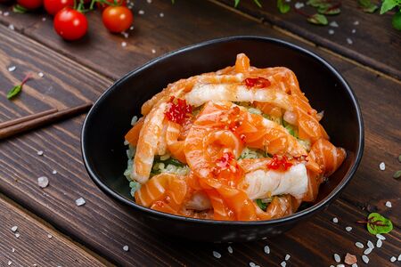 Вок с морепродуктами