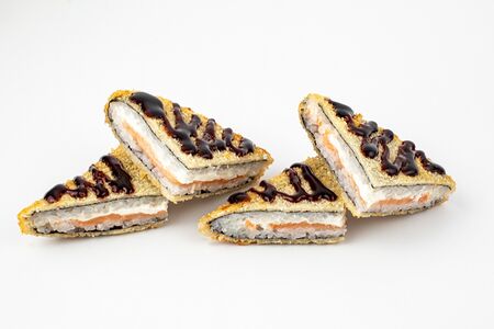 Жареный сэндвич с лососем