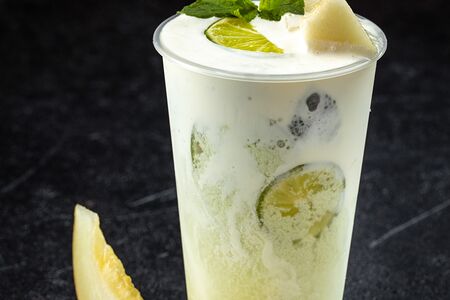 Дыня-мята-лайм