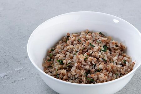 Гречка с луком