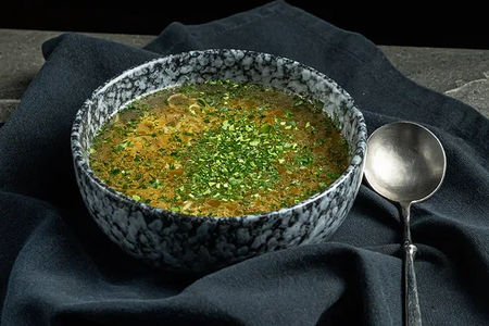 Куриный суп с домашней лапшой