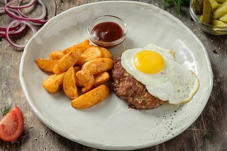 Рубленая котлета из говядины