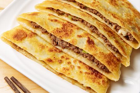 Лепешка с мясом