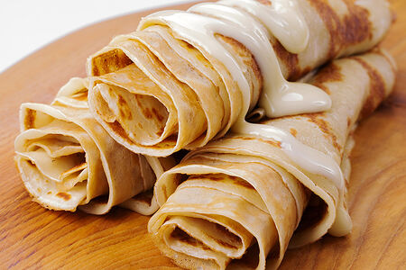 Блин со сгущенкой