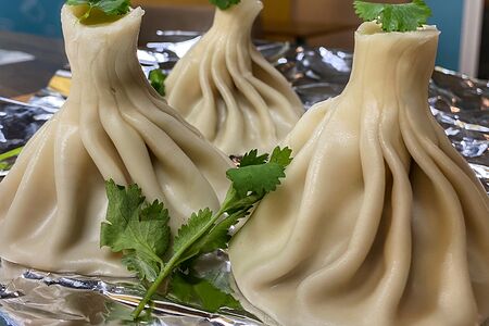 Хинкали с курицей