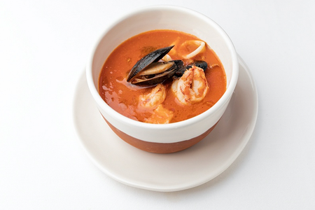 Суп с морепродуктами