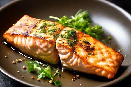 Шашлык из семги