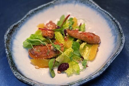 Салат с утиной грудкой